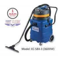 Máy hút bụi 3600W thùng nhựa 90 lít Eastclean EC-584-3