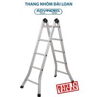 Thang nhôm gấp chữ A 1,5m khóa tự động Advindeq B2-105